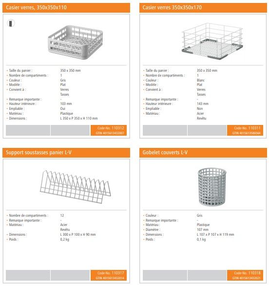 Tf350w - lave-verre Bartscher GmbH - hauteur max. des verres 270 mm - puissance 2.59 kW_2