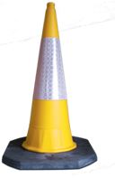 Cône de chantier lesté en polyéthylène K5A - Ecofoot Color - ADS Equipments Eurl_2