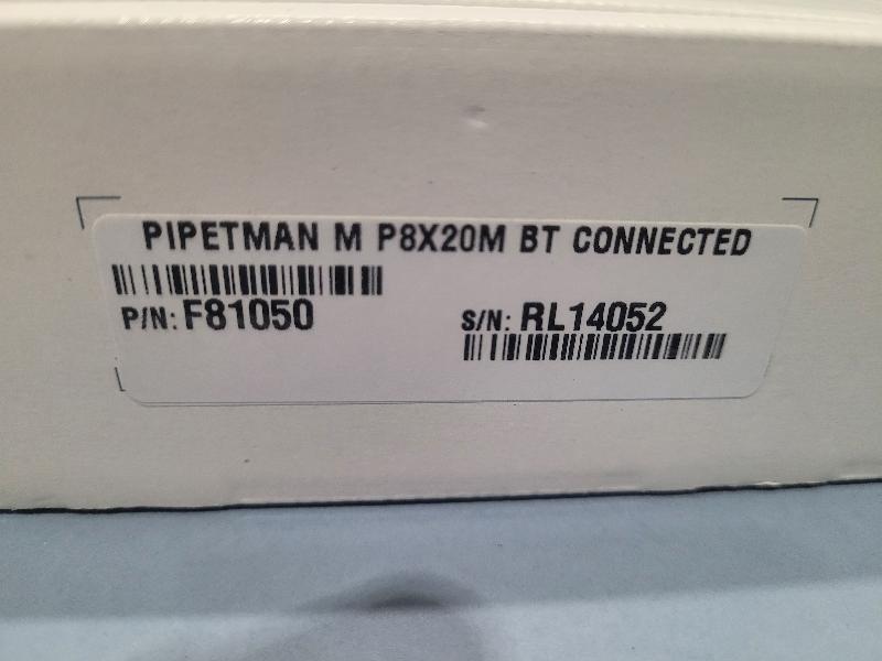 Gilson PIPETMAN M Pipette multicanal motorisée P8x20M 1 - 20 µl - Bluetooth_2