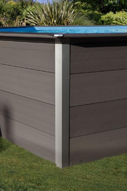 Piscine ovale composite 6,64 x 3,86 x H.1,24m - filtration à sable 6m³/h - projecteur LED inclus_2