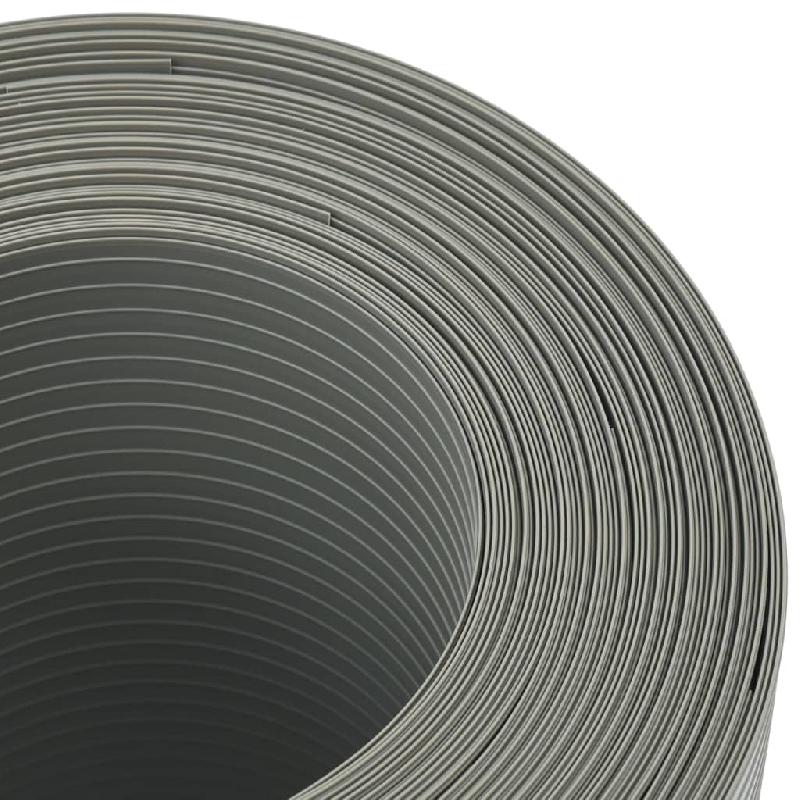 Vidaxl brises-vues de jardin 10 pcs gris pierre 252,5x19 cm pvc 4005545_2
