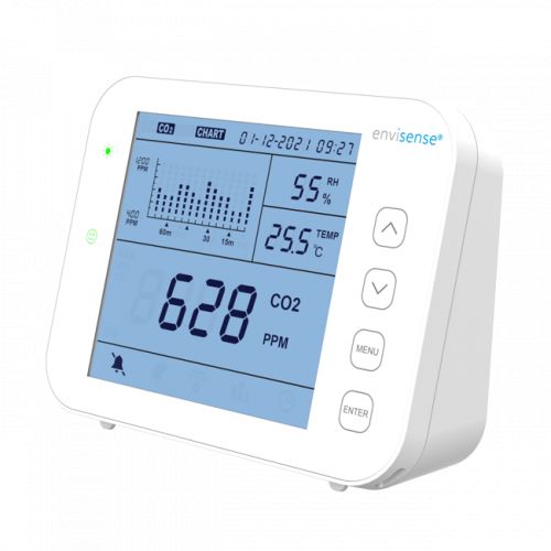 Capteur de co2 et enregistreur de données - envisense - plage de mesure de co2 : 0 – 5.000 ppm_2