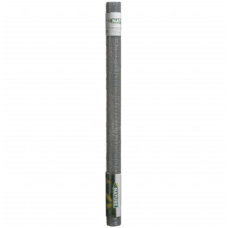 Nature grillage métallique carré 0,5x2,5 m 13 mm acier galvanisé 419773_2