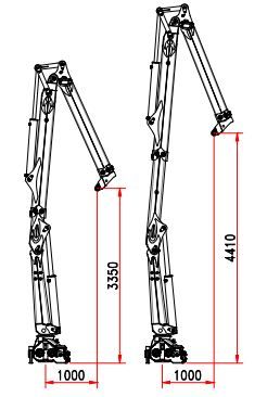 R 130 S2L Grue auxiliaire - BOB SPA - Capacité de levage 130 kNm - 7,94 m d'extension hydraulique_2