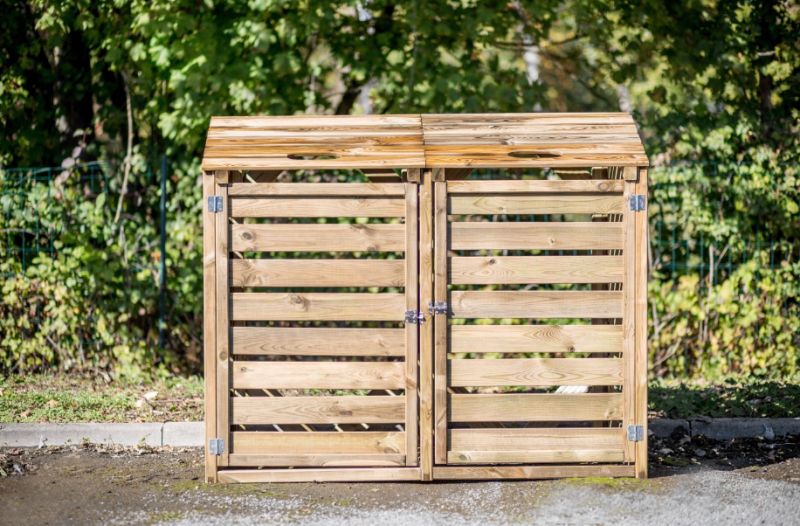 Ref. Cp 15090 - cache-conteneurs et abris poubelle - foresta - hors-tout: 1,50 x 0,90 m_2