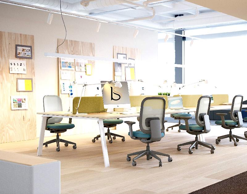 Siège opérateur Alaia en résille - Sokoa - Noir, Non, Non, Sol dur_0