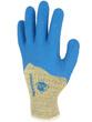 Gants anti-coupures en aramide et fil acier - Enduction latex 3/4 - Jauge 10 - Indice coupure E_2