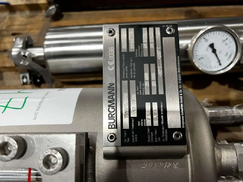 Cuve de chaudière en acier inoxydable burgmann TS1020-A002 d'occasion 7 litres_15 - référence : C7847_2