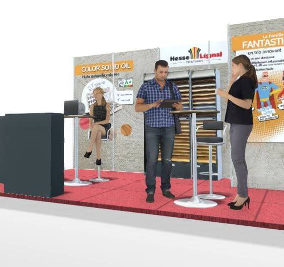 Stand pour salon professionnel - Design et aménagement de stands - Service XCITE_2