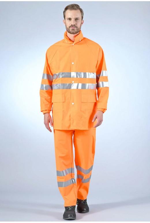 Veste de pluie haute visibilité Sonomix HV - Réf. Vdzhv2prp4 - EN ISO 20471 classe 3 - jaune fluo ou orange fluo_2
