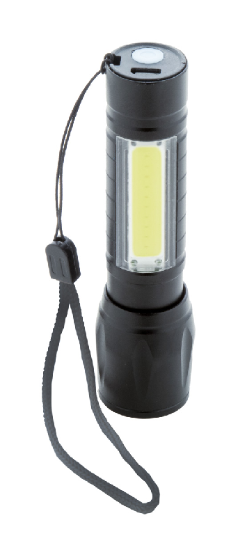 Lampe de poche rechargeable - Aluminium - USB intégrée 400 mAh - Lumière COB haute puissance_2