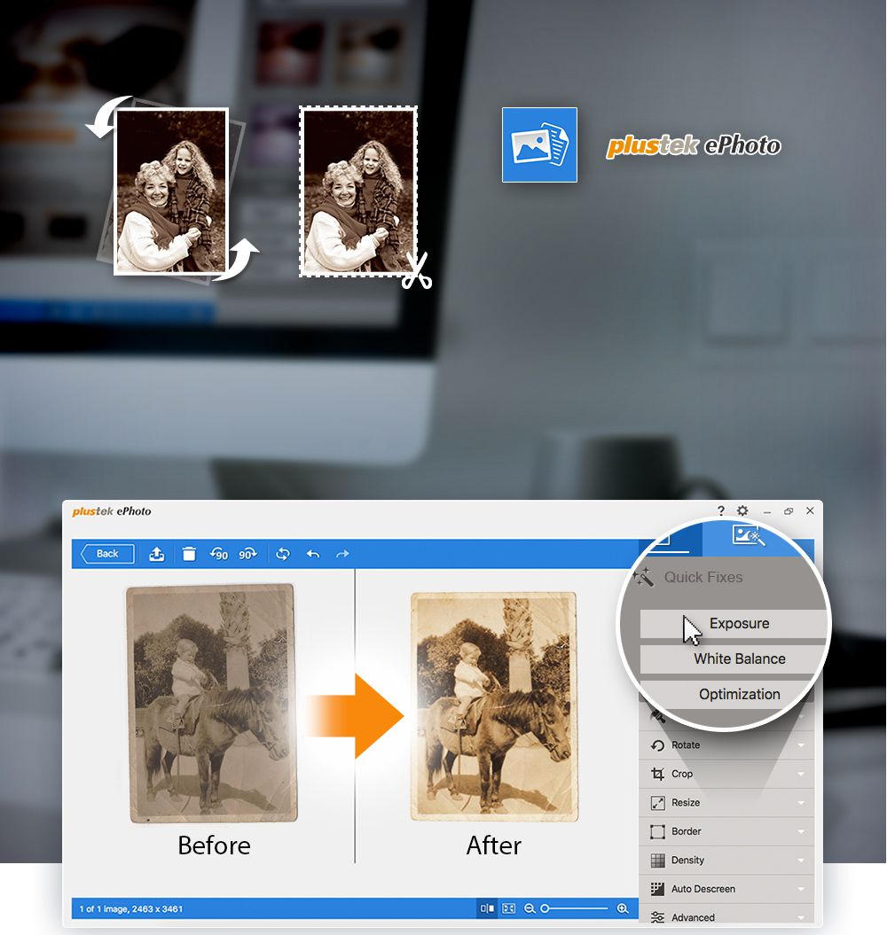 Ephoto Z300 - Scanner photo Plustek - résolution optique 300 dpi - CCD couleur - USB 2.0_3