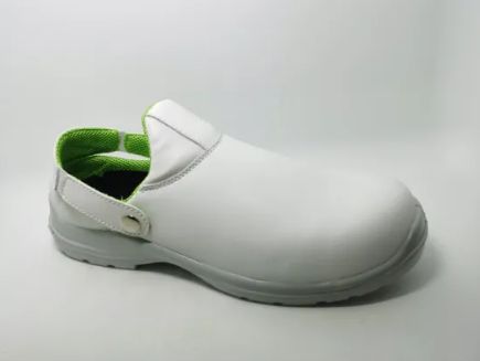 Hr3751 - Chaussures de cuisine en microfibre blanche avec embout - Focus Technology Co., Ltd. - Taille de la boîte : 32x21.5x12 cm_2