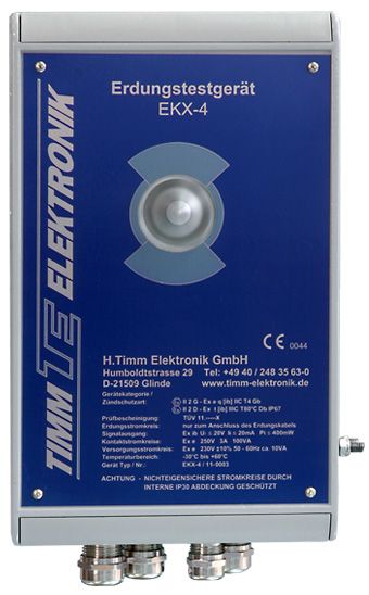 Système EKX-4 pour le contrôle de mise à la terre en zones ATEX