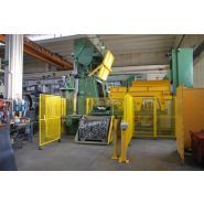 Grenailleuse à tablier retourneur - capacité de 60 à 2500 kg - tablier caoutchouc ou métallique - puissance turbines 4 à 40 kW_2