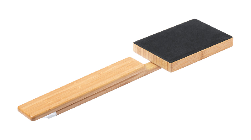 Lampe de bureau multifonctionnelle en bambou - 25 LED, luminosité réglable, chargeur rapide sans fil et port USB_2