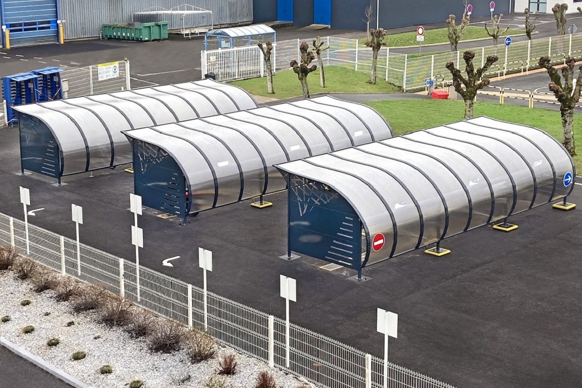 Abris 2 roues à toit arrondi pour vélos, motos et scooters - Série AY - Sur mesure - Dimensions modulables et options personnalisées_2