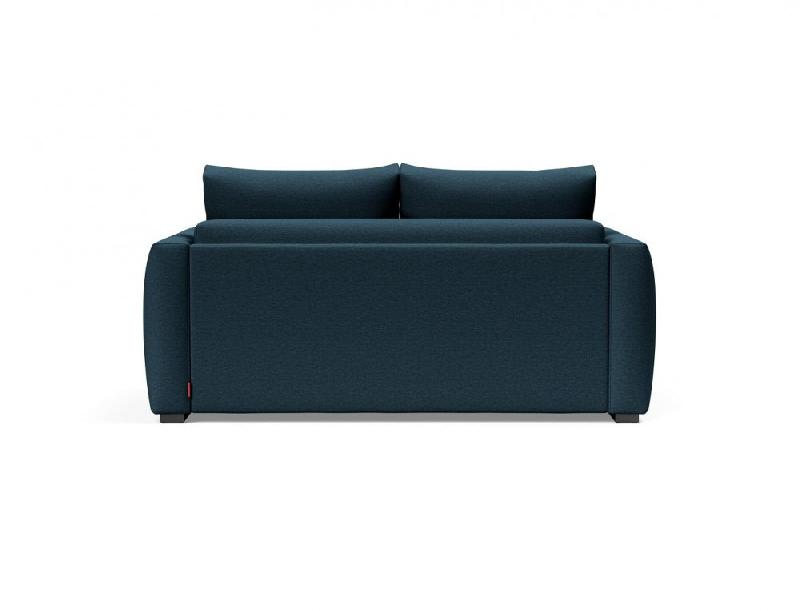 Canapé design convertible lit COSIAL - Innovation Living - Tissu Argus Navy Blue - Accoudoirs rembourrés - 140x202cm_2
