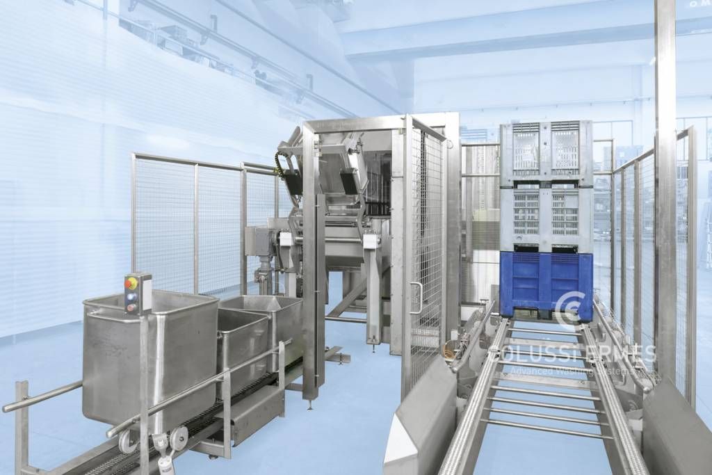 Laveuses industrielles alimentaires Colussi Ermes - Lavage bacs et caisses - Jusqu'à 120 caisses/heure_2