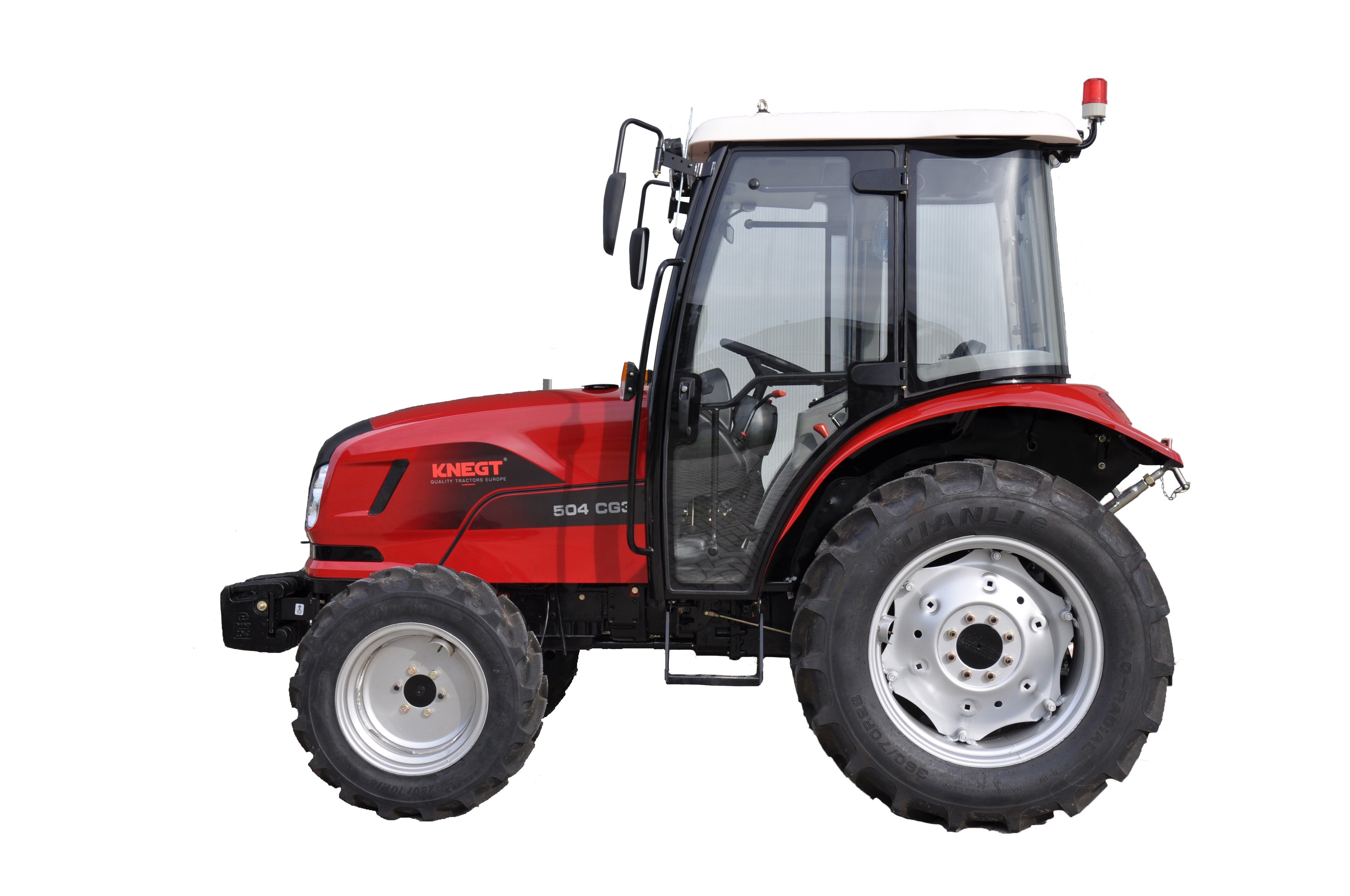 Modèle Knegt 50 ch avec engrenages haut et bas et valves hydrauliques à double effet