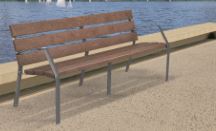 Banc public modo en polymère composite - ECOCITY_2