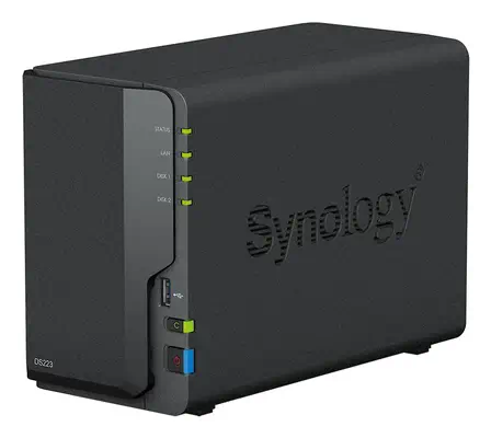 Synology DiskStation DS223 serveur de stockage NAS Bureau Realtek RTD1619B 2 Go DDR4 0 To_2