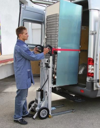 Diable électrique monte escalier 400 kg - CargoMaster C 400 - AAT avec élévateur intégré_3