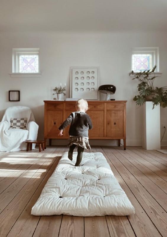 Lit Futon Standard Bed in a Bag - Couleur Naturel - Lit d'appoint compact avec matelas dépliable 70x190cm_2