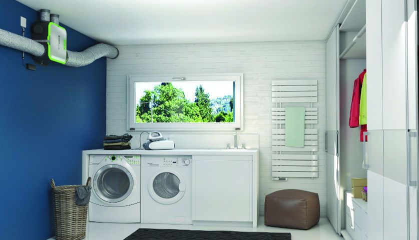 Easyhome® pureair classic - vmc ventilation mécanique contrôlée - aldes - puissance max consommée en mode quotidien / mode boost : 14 w / 26 w_2