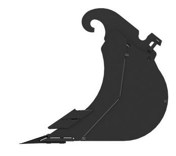 Godet d'excavation-mini-pelle - caterpillar finance france - 500 mm (20 in) - poids 132 kg_2