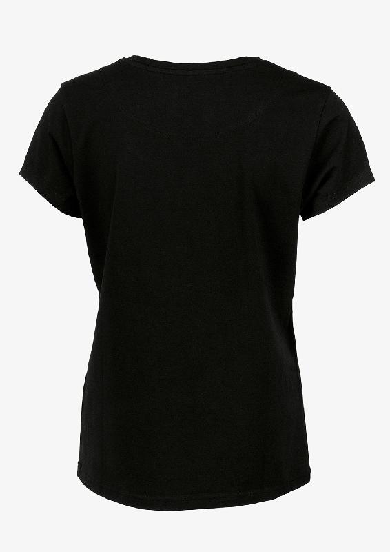 T-shirt femme - Le tee-shirt indispensable - Montauk Femmes - Noir - Nimbus_2