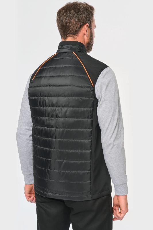 Bodywarmer Day To Day bi-Matière unisexe - Réf: WK606 - Softshell 2 couches, extensible, déperlant_2