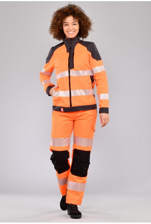 Pantalon haute visibilité femme Visiofit - Réf. 705*HVO - Classe 2 ou 3 - Renforts Cordura® et multipoches_2