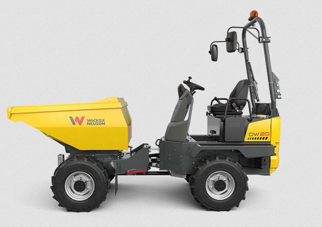 Dw20 mini-dumper sur pneu - wacker neuson - 2000 kg_2