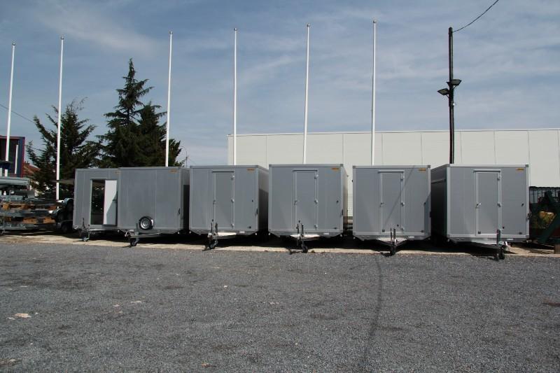 Remorque fourgon Humbaur 5229 - fermée 2 essieux roues dessous - 20,1 m3 - PTAC 3500 kg_2