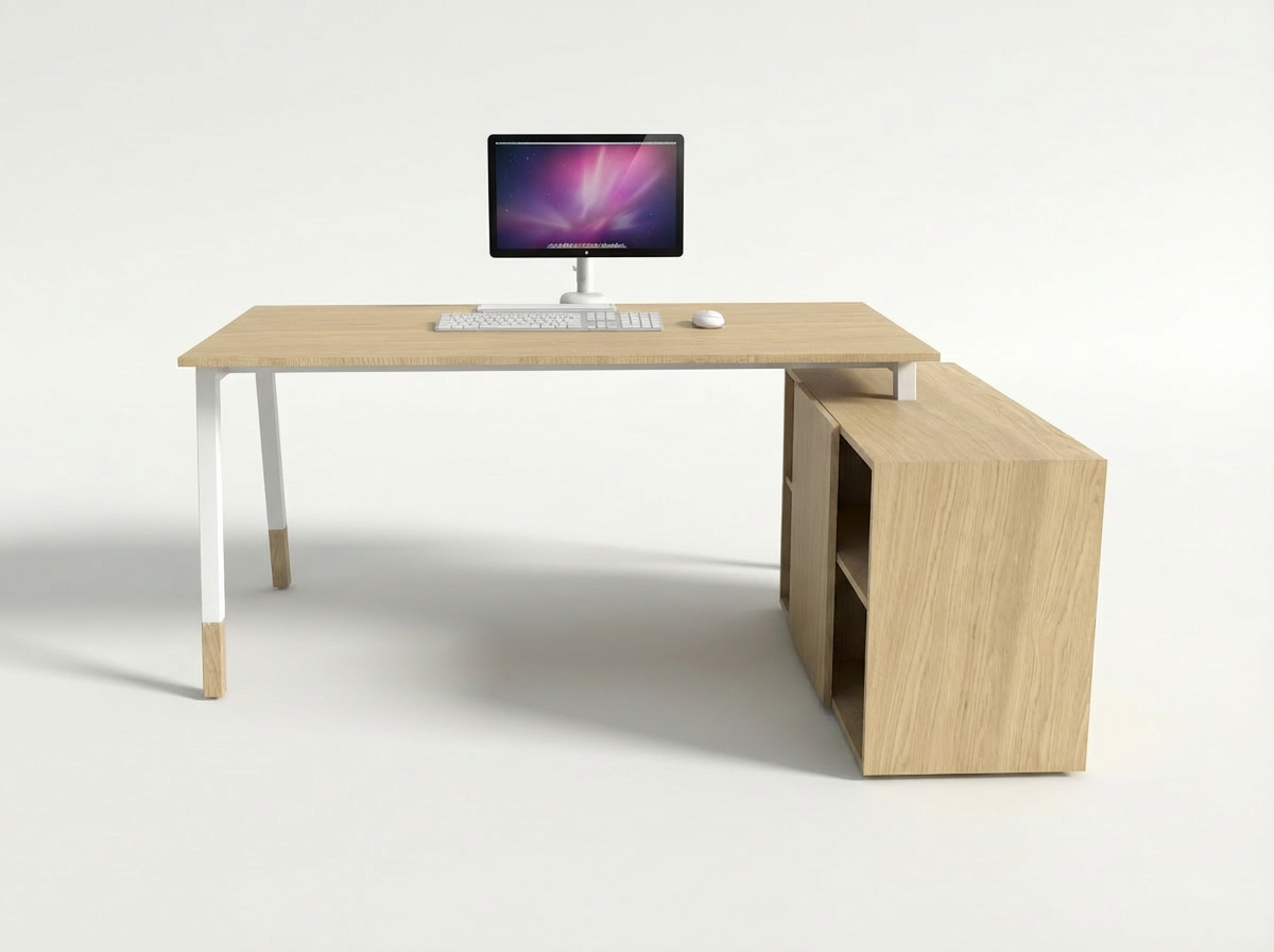 Bureau de direction P160XL180XH74 cm - LESS-A-W_2