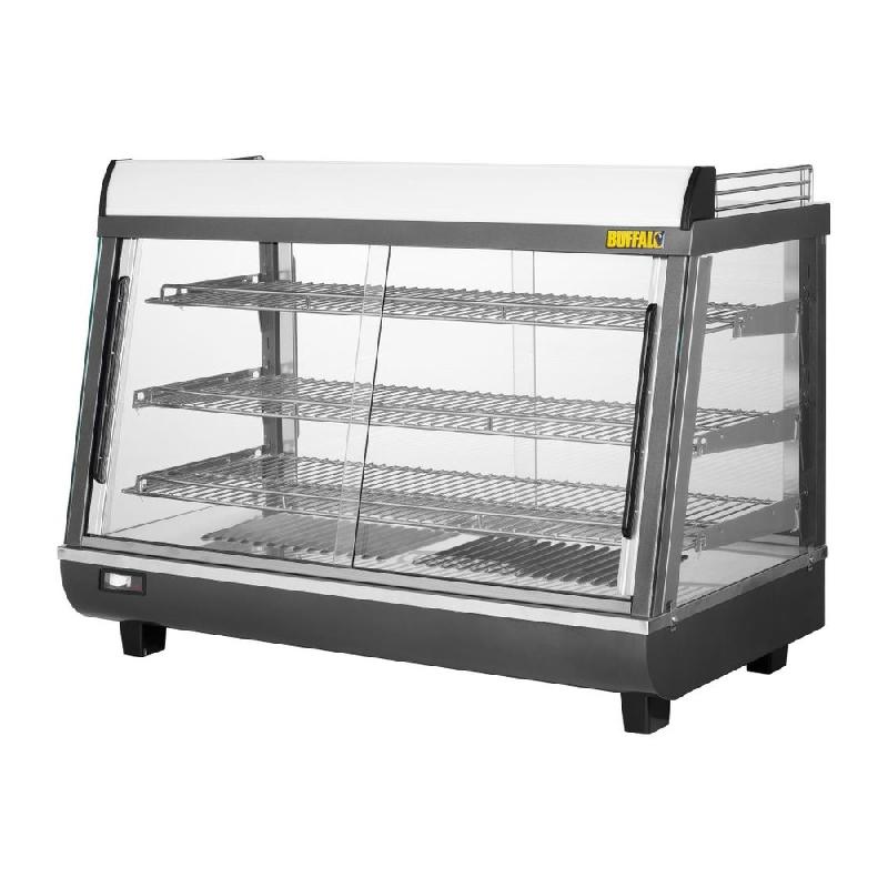 Vitrine chauffante portes avant et arriere Buffalo 136L | Buffalo - HW928_2