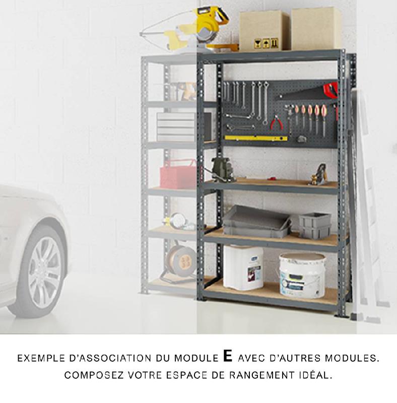 Extension établi-étagère charge lourde Modulö - L. 100 cm - pour établi_2