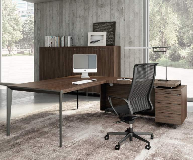 Fauteuil pour salle de réunion/conférence - DYNAMICA : design élégant, piètement plat 4 branches sur patins_2