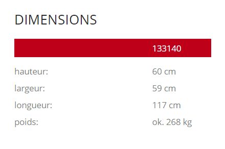 Genewa 133140 - Jardinières en béton sablé ou peint - Komserwis - Hauteur : 60 cm_2