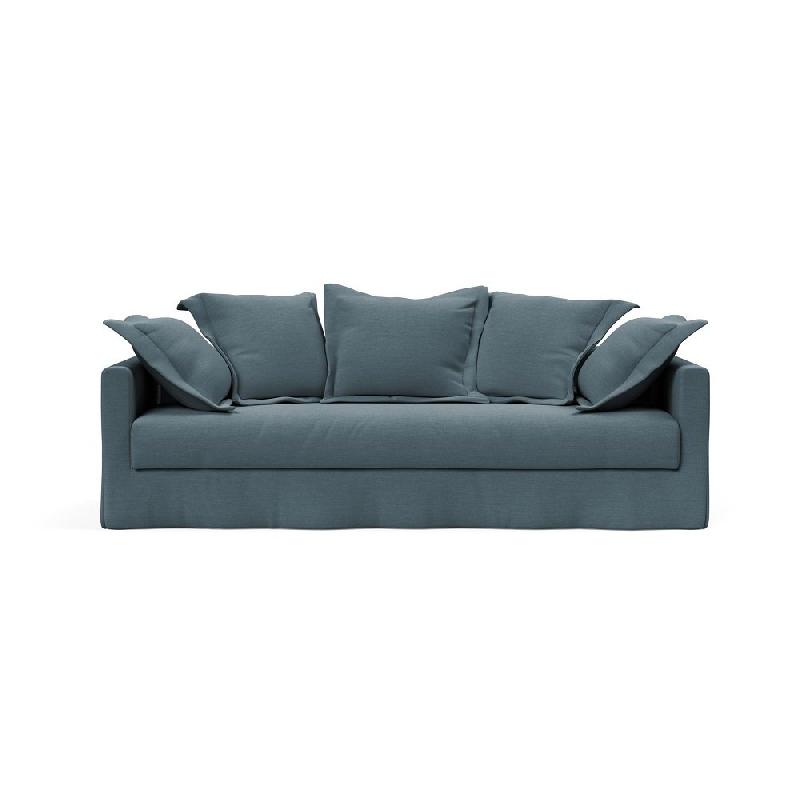 Canapé-lit design convertible Pascala 200x140 cm - Tissu Vivus Dusty Blue - Innovation Living_2