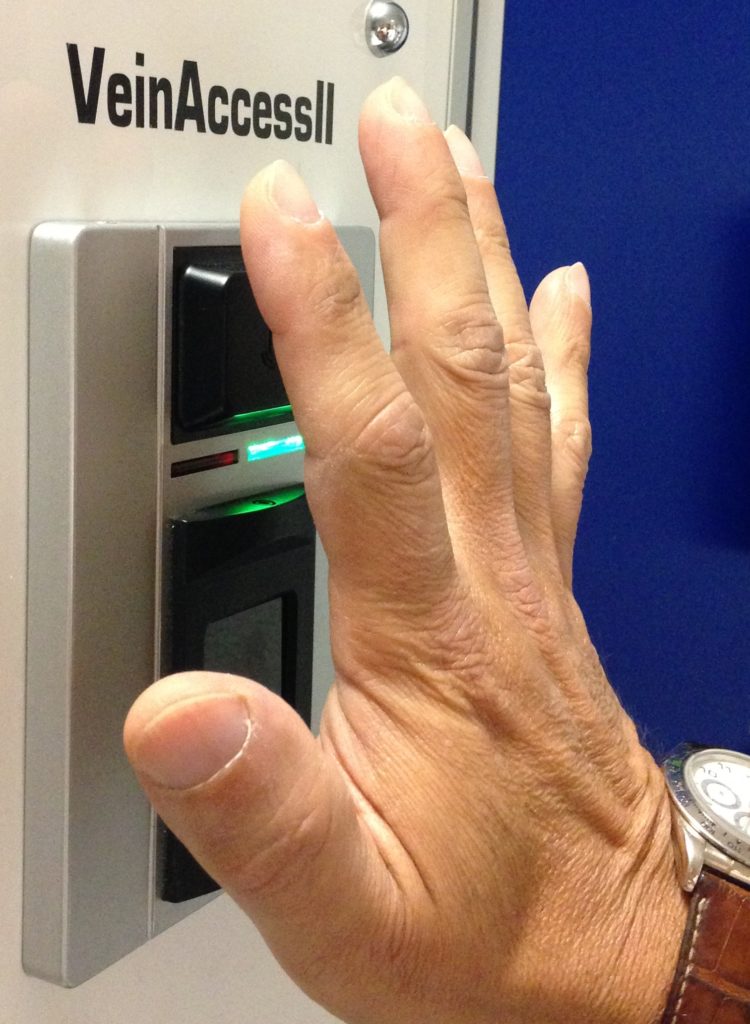Lecteur biométrique VeinAccessII - Reconnaissance du réseau veineux de la paume - Contrôle d'accès sécurisé_2
