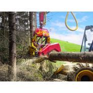 Tête d'abattage brevetée Woody harvester 50 pour terrains escarpés