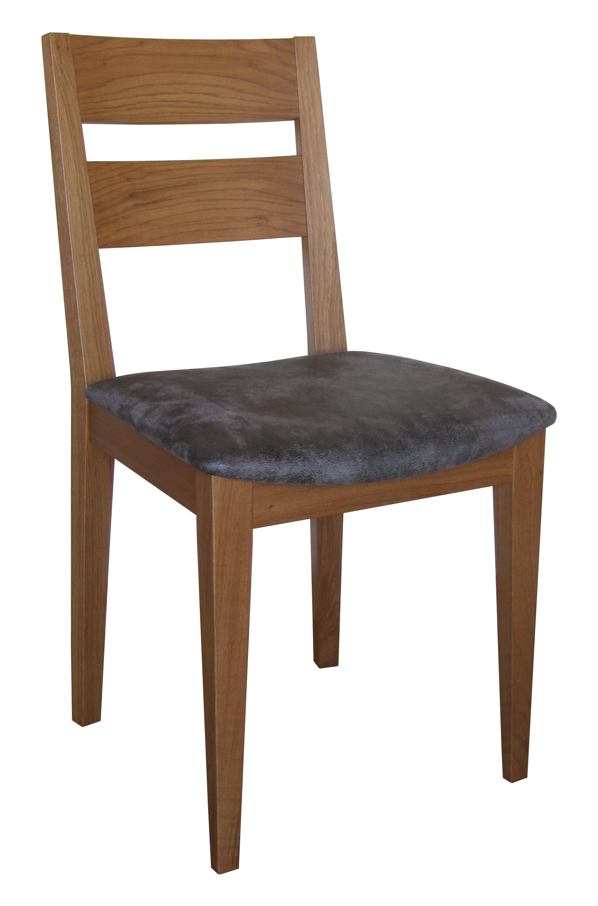 Chaise Ophély en bois massif - fabrication française - hêtre ou chêne avec finitions et revêtements au choix_2