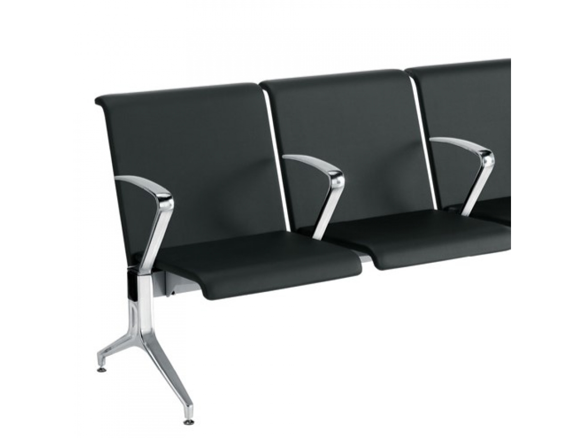 Siège sur poutre de 3 places - LINATE - pour grands espaces à forte affluence_2