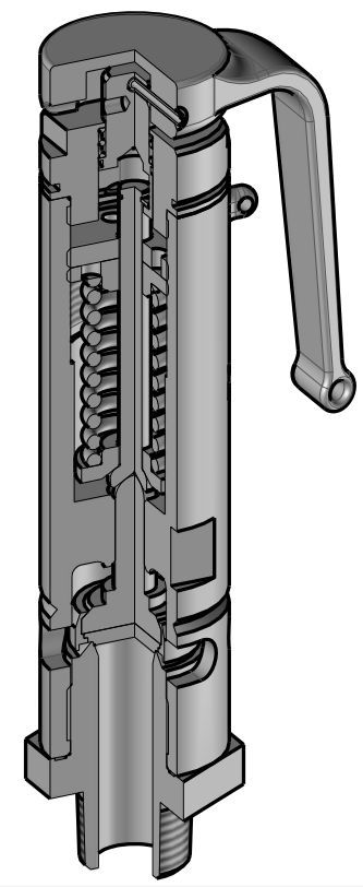 Soupape de sécurité inox - gamme 8C - H+Valves - différents diamètres et plage de tarage étendue_2