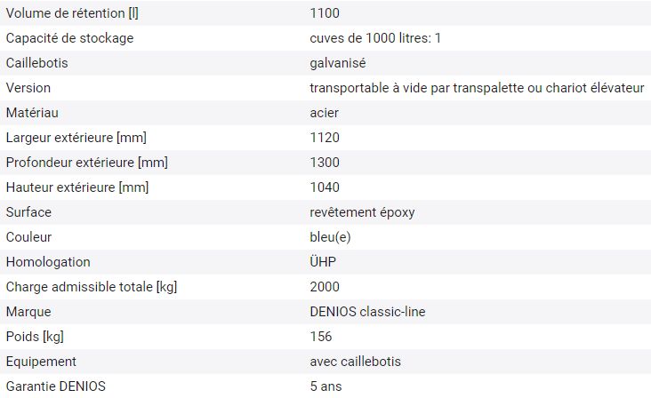 273863w - Bac de rétention Classic-Line - stockage polluants - surbac PE en option - 1 cuve de 1000L_2