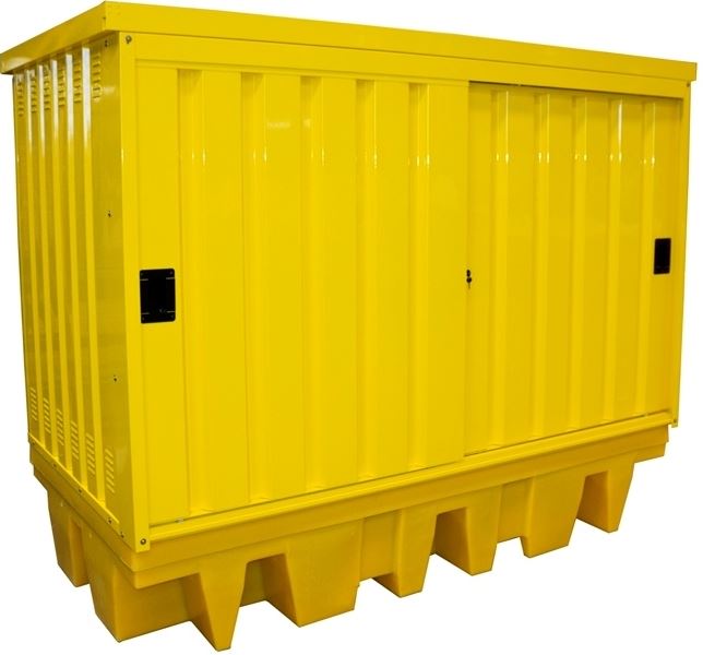 Bac de rétention fermé en plastique 2 cuves 1000 L ou 8 fûts - BB2HCS - DELAHAYE INDUSTRIES_2