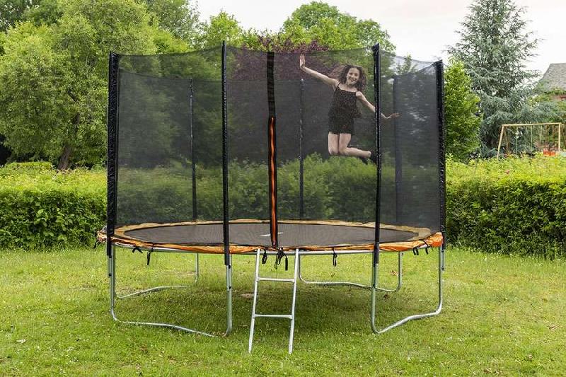 Trampoline - 3,66 m de diamètre - Hauteur 2,69 m - Structure en métal robuste_2