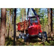 835 grues forestières - Komatsu - portées de 7.7m à 10m, moteur diesel 127 kW, poids léger à partir de 15 850 kg_2